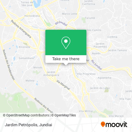 Jardim Petrópolis map