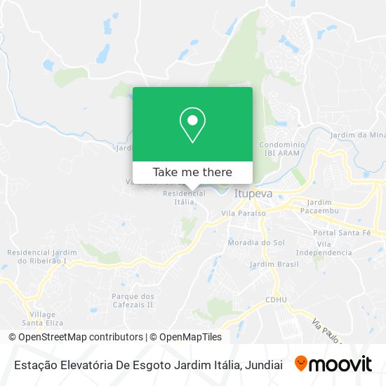 Estação Elevatória De Esgoto Jardim Itália map