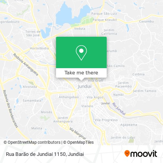 Rua Barão de Jundiaí 1150 map