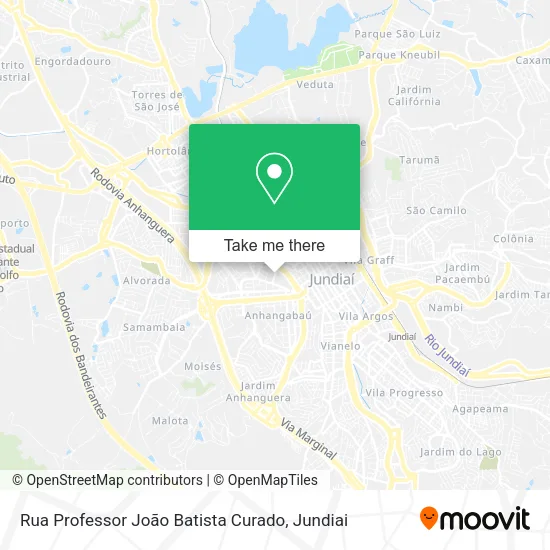 Rua Professor João Batista Curado map