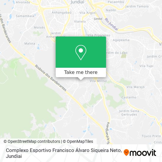 Complexo Esportivo Francisco Álvaro Siqueira Neto map