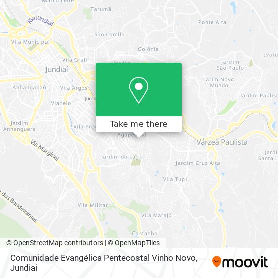 Comunidade Evangélica Pentecostal Vinho Novo map