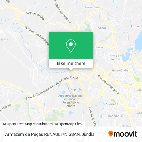 Mapa Armazém de Peças RENAULT / NISSAN