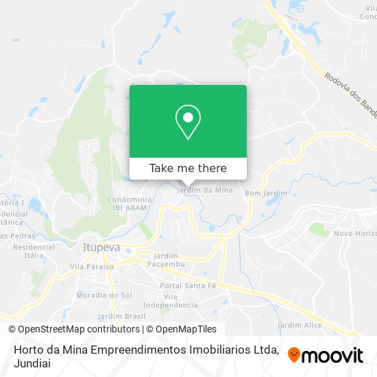Horto da Mina Empreendimentos Imobiliarios Ltda map