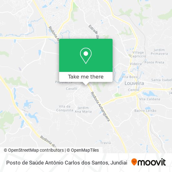 Posto de Saúde Antônio Carlos dos Santos map