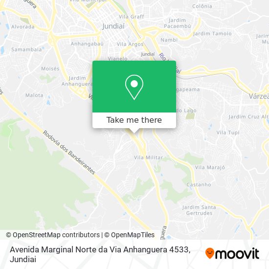 Avenida Marginal Norte da Via Anhanguera 4533 map