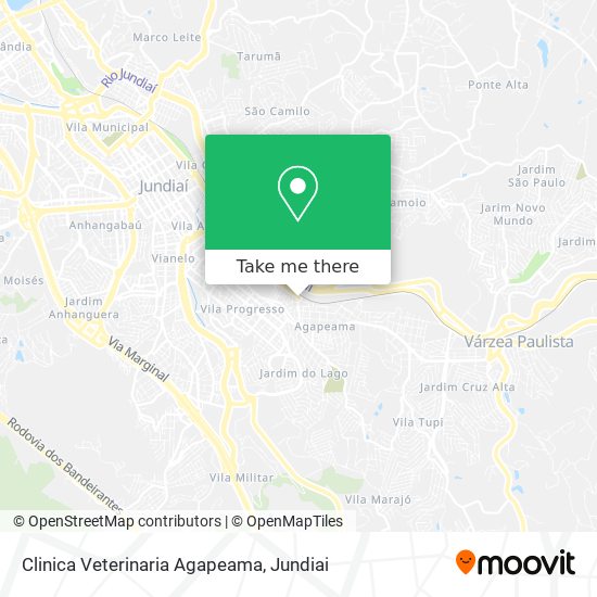 Clinica Veterinaria Agapeama map