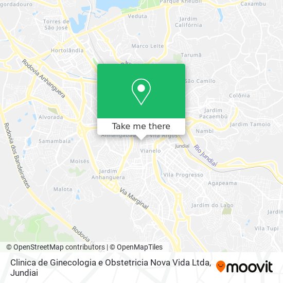 Clinica de Ginecologia e Obstetricia Nova Vida Ltda map