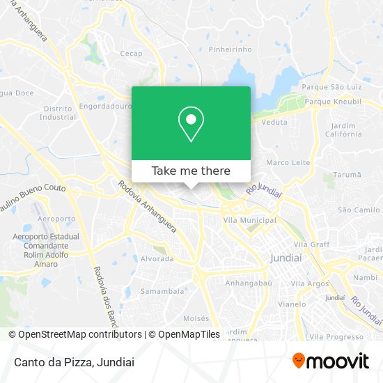 Canto da Pizza map