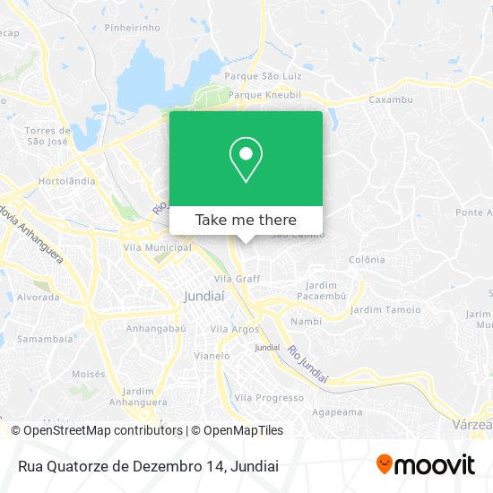 Mapa Rua Quatorze de Dezembro 14