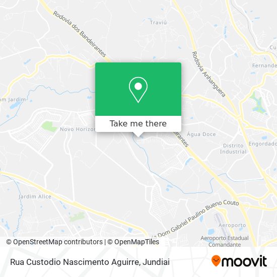 Rua Custodio Nascimento Aguirre map
