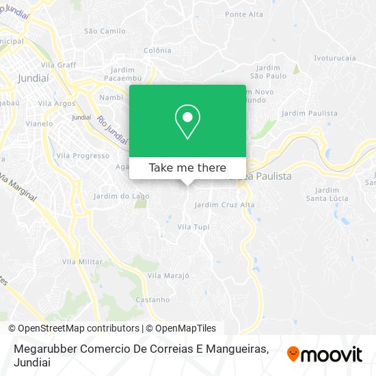 Megarubber Comercio De Correias E Mangueiras map