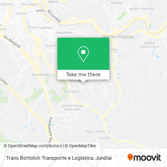Mapa Trans Bortoloti Transporte e Logistica