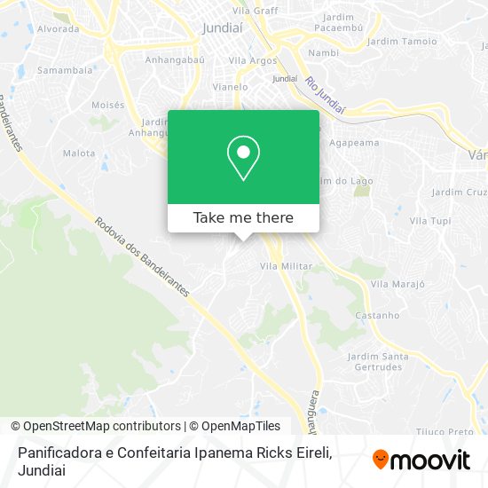 Panificadora e Confeitaria Ipanema Ricks Eireli map