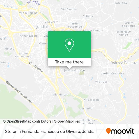 Stefanin Fernanda Francisco de Oliveira map