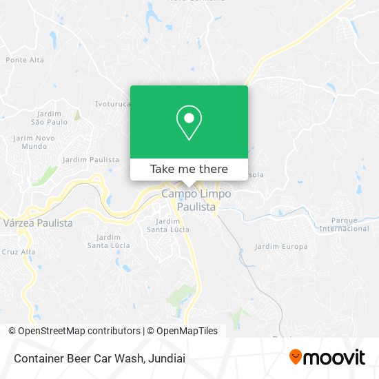 Container Beer Car Wash map