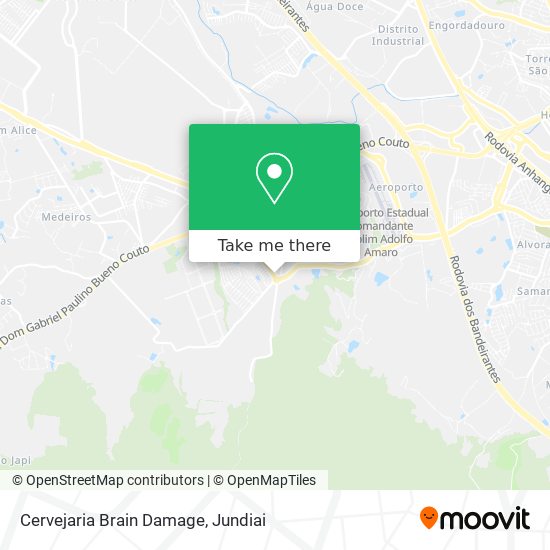 Cervejaria Brain Damage map