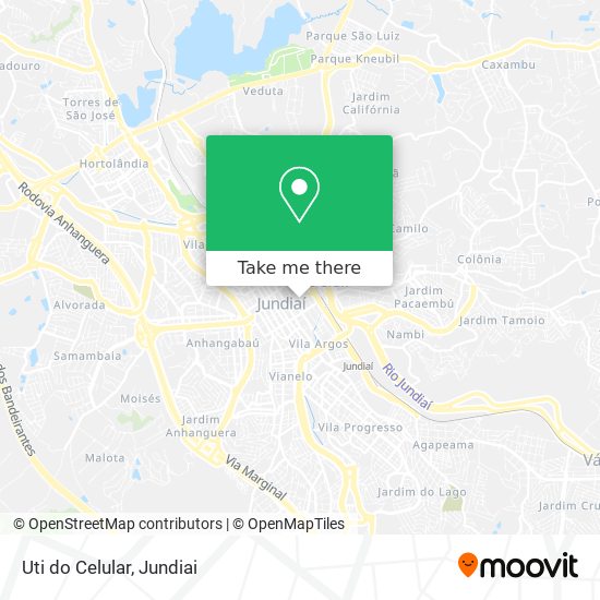 Mapa Uti do Celular