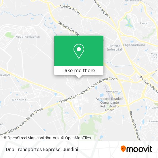 Dnp Transportes Express map