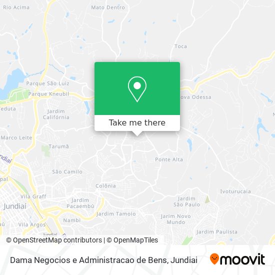 Dama Negocios e Administracao de Bens map