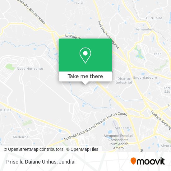 Priscila Daiane Unhas map