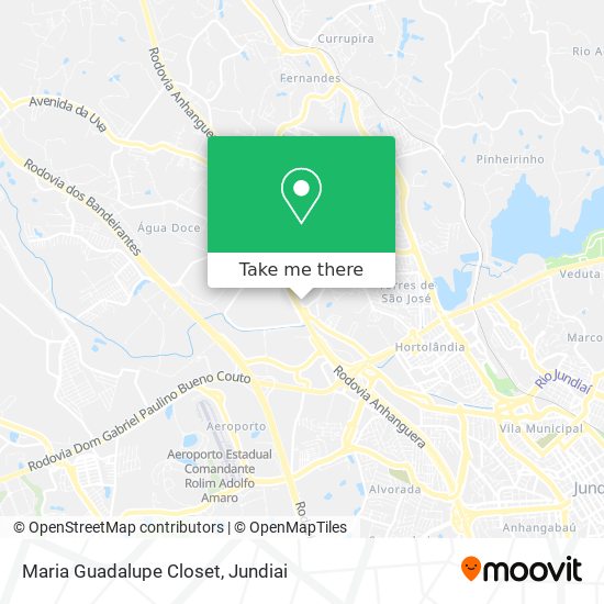 Maria Guadalupe Closet map