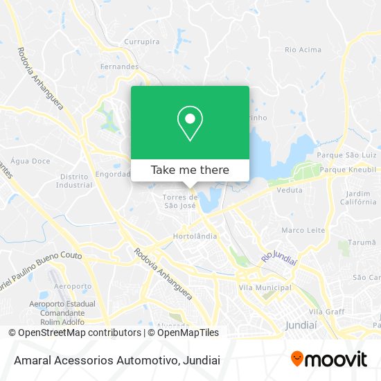 Amaral Acessorios Automotivo map
