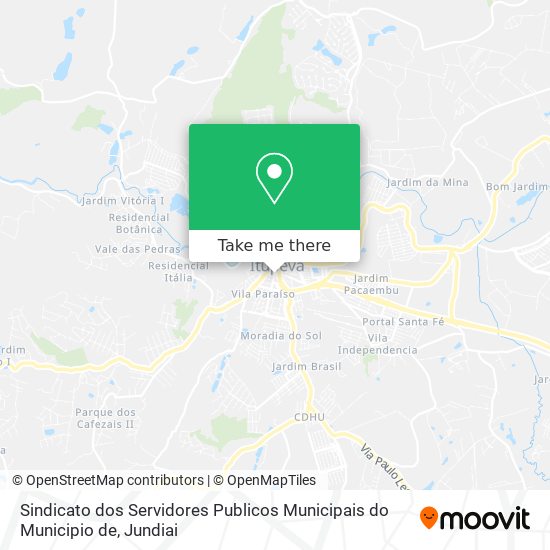 Sindicato dos Servidores Publicos Municipais do Municipio de map
