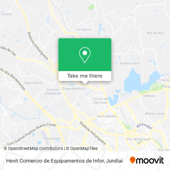 Hevit Comercio de Equipamentos de Infor map