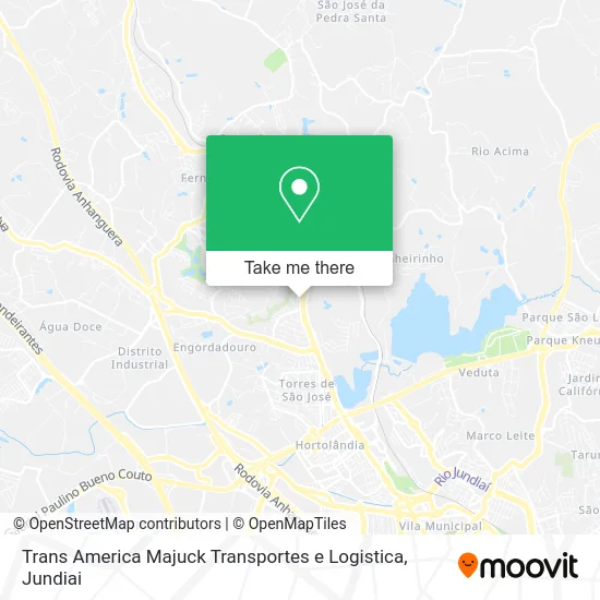 Trans America Majuck Transportes e Logistica map