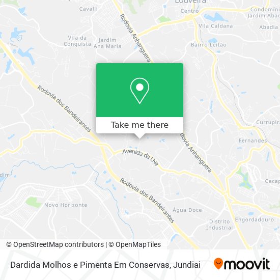 Dardida Molhos e Pimenta Em Conservas map