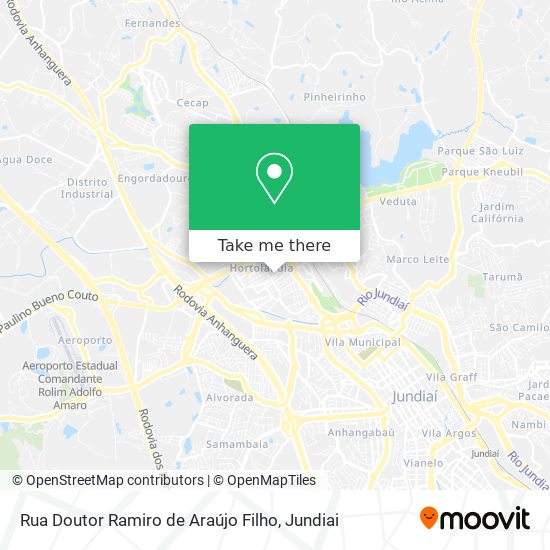 Mapa Rua Doutor Ramiro de Araújo Filho