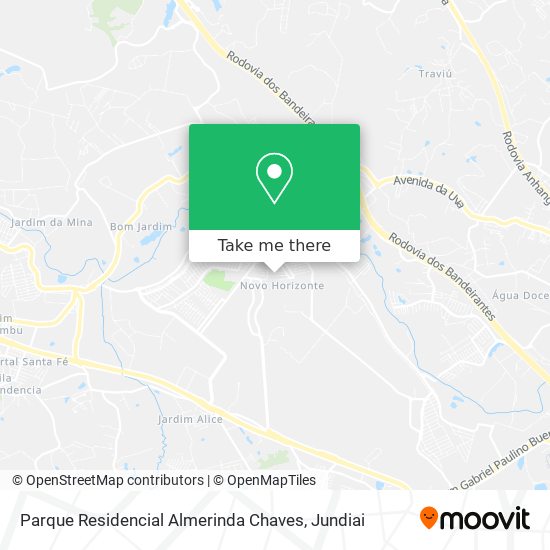 Mapa Parque Residencial Almerinda Chaves