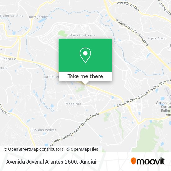 Avenida Juvenal Arantes 2600 map