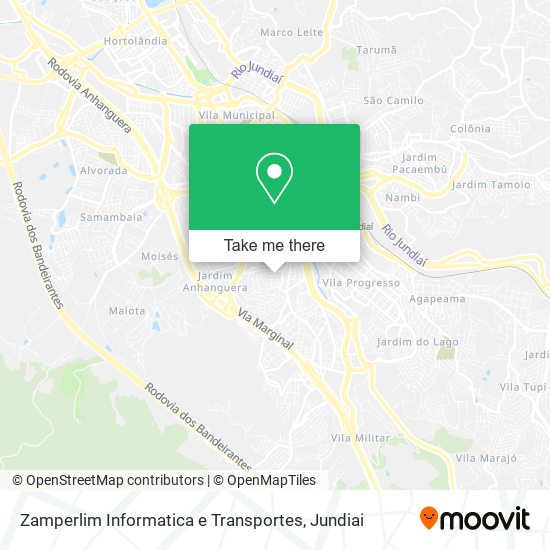 Zamperlim Informatica e Transportes map