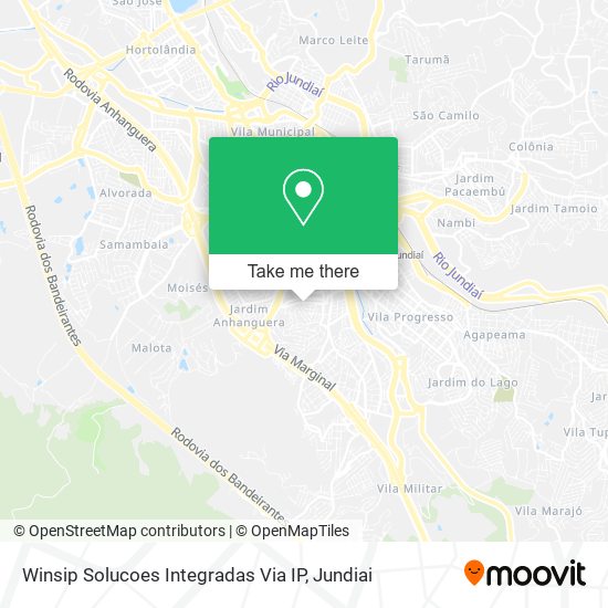 Mapa Winsip Solucoes Integradas Via IP