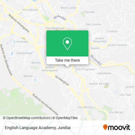 English Language Academy map