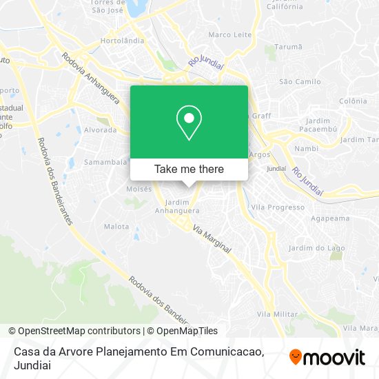 Casa da Arvore Planejamento Em Comunicacao map