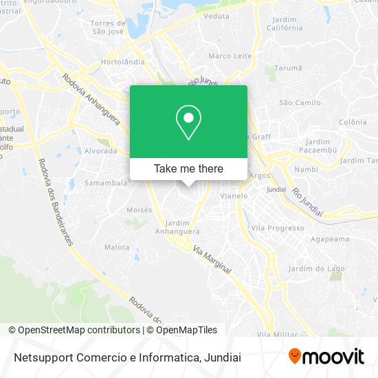 Mapa Netsupport Comercio e Informatica