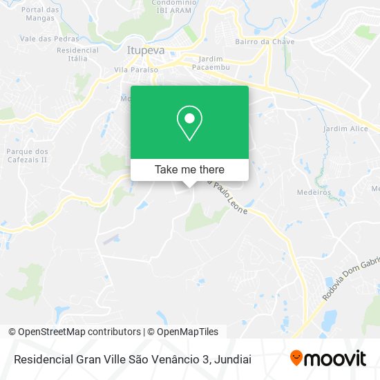 Residencial Gran Ville São Venâncio 3 map