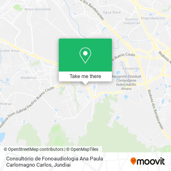 Consultório de Fonoaudiologia Ana Paula Carlomagno Carlos map