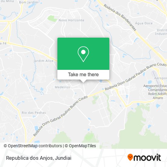 Republica dos Anjos map