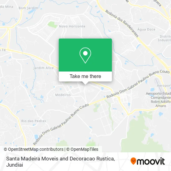 Santa Madeira Moveis and Decoracao Rustica map