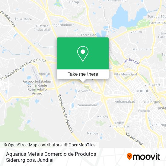 Aquarius Metais Comercio de Produtos Siderurgicos map