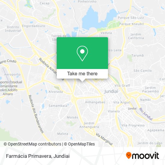 Farmácia Primavera map