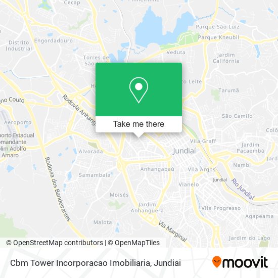 Cbm Tower Incorporacao Imobiliaria map