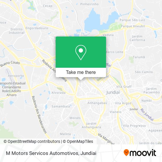 Mapa M Motors Servicos Automotivos