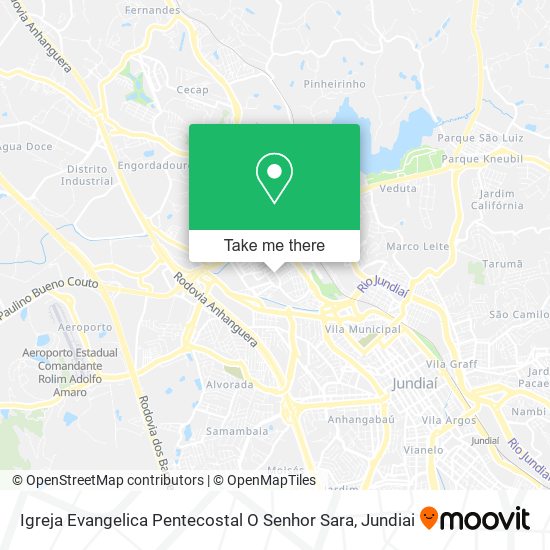 Igreja Evangelica Pentecostal O Senhor Sara map