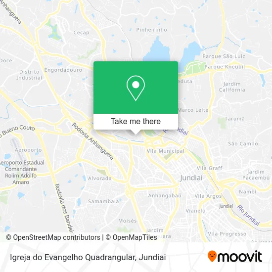 Igreja do Evangelho Quadrangular map