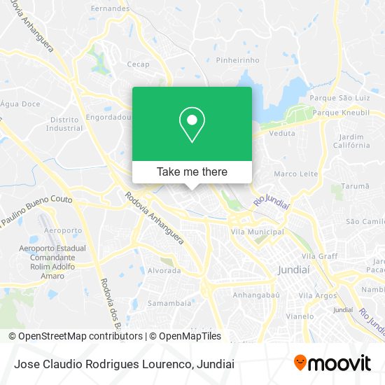 Jose Claudio Rodrigues Lourenco map